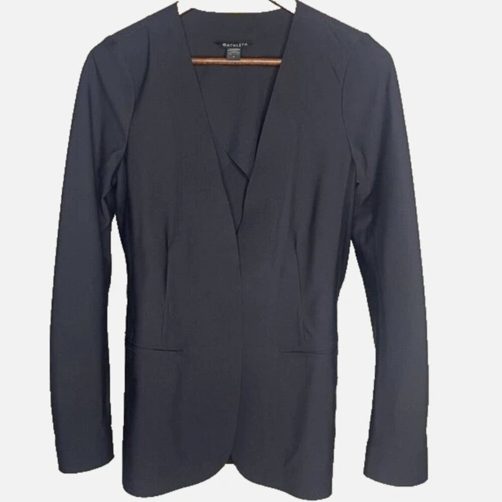 Athleta Avenue Packable UPF50+ Regular Fit Business Casual Hip Length Blazer